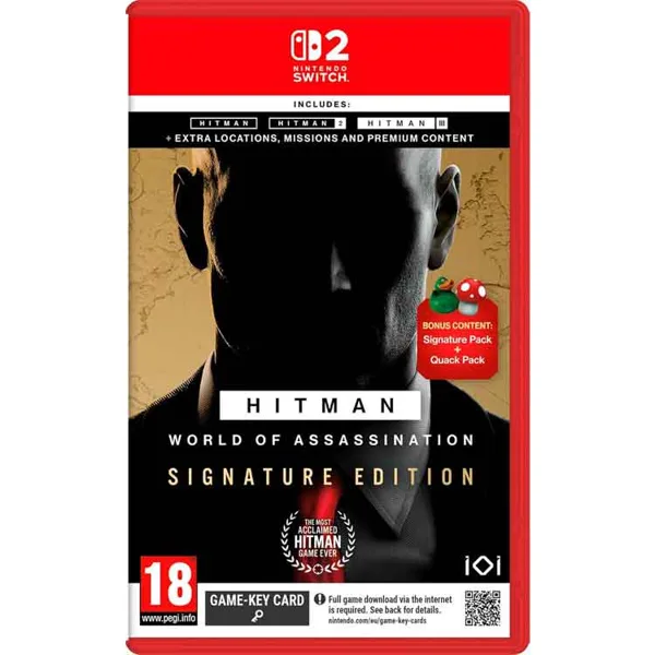 خرید کارت دانلود بازی Hitman: World of Assassination نسخه Signature برای نینتندو سوییچ 2 - کارکرده