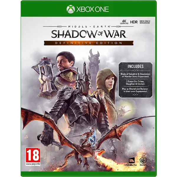 خرید بازی Middle Earth: Shadow of War نسخه Definitive برای XBOX