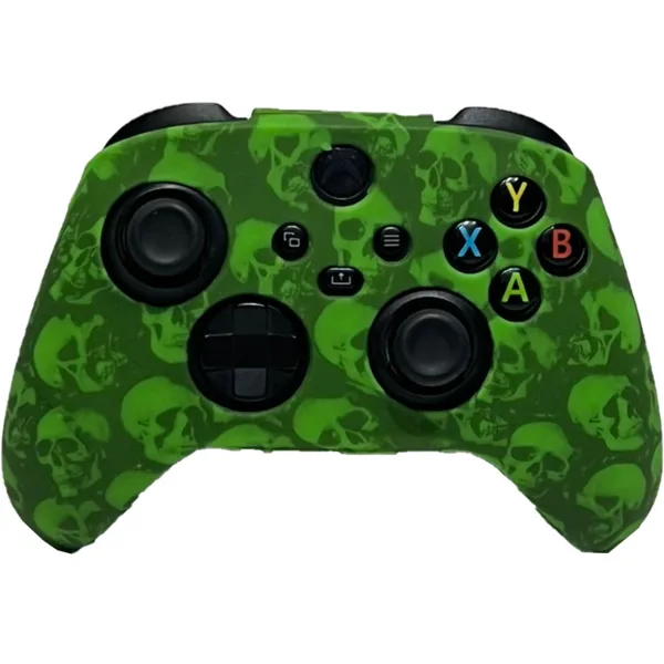کاور کنترلر Xbox Series X/S - طرح جمجمه سبز B