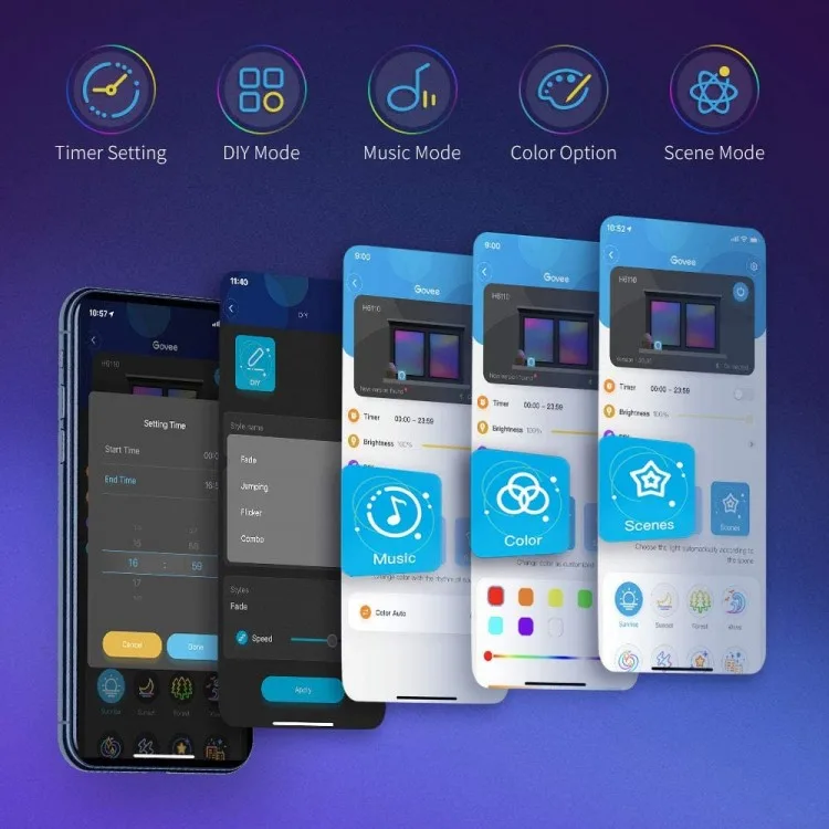 خرید لامپ نواری GoVee WiFi RGB - طول 10 متر