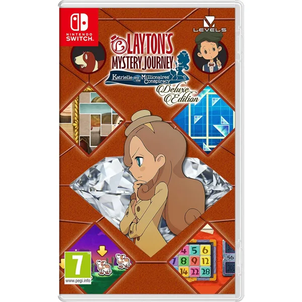 خرید بازی Layton's Mystery Journey: Katrielle & The Millionaires' Conspiracy نسخه دلوکس برای نینتندو سوییچ