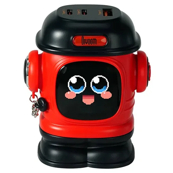 خرید شارژر Divoom Dipow-65W - طرح Firefighting Red