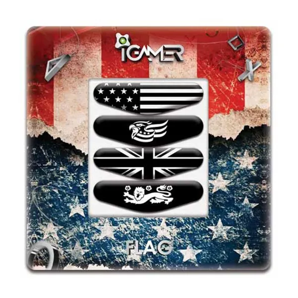 خرید برچسب لایت بار کنترلر PS4- طرح Flag