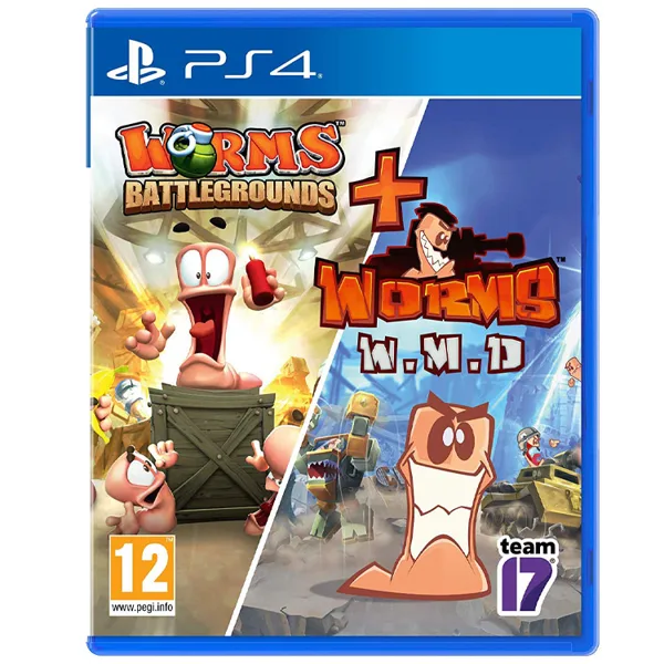 خرید بازی Worms Double Pack برای PS4 کارکرده