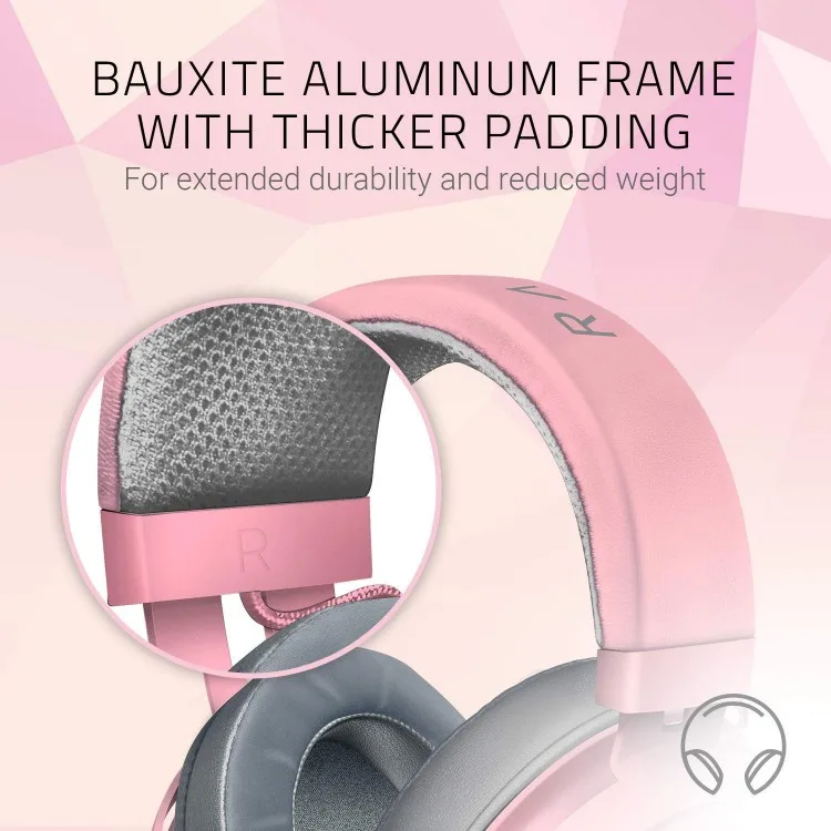 خرید هدست Razer Kraken - طرح Quartz Pink