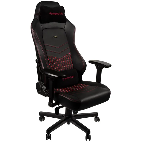 خرید صندلی گیمینگ Noblechairs HERO - مشکی/قرمز REAL LEATHER