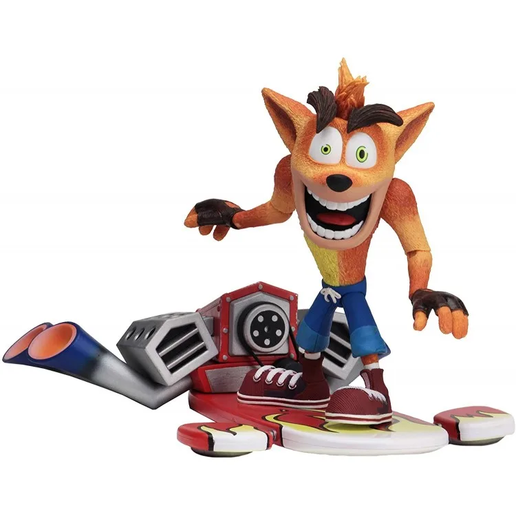 خرید اکشن فیگور کرش به همراه جت بورد از بازی Crash Bandicoot