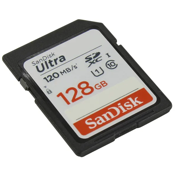 خرید کارت اس دی SanDisk Ultra - ظرفیت 128 گیگابایت