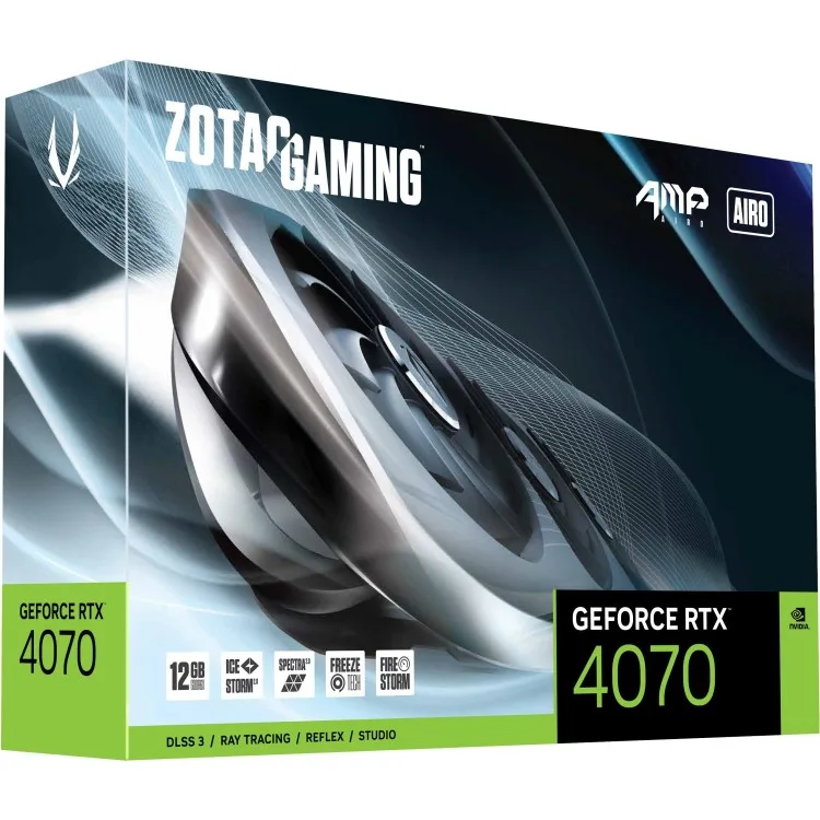 خرید کارت گرافیک ZOTAC GeForce RTX4070 AMP AIRO - حافظه 12 گیگابایت
