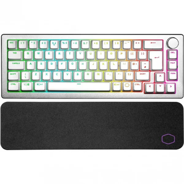 خرید کیبورد Cooler Master CK721 - سوییچ آبی - بی سیم - سفید