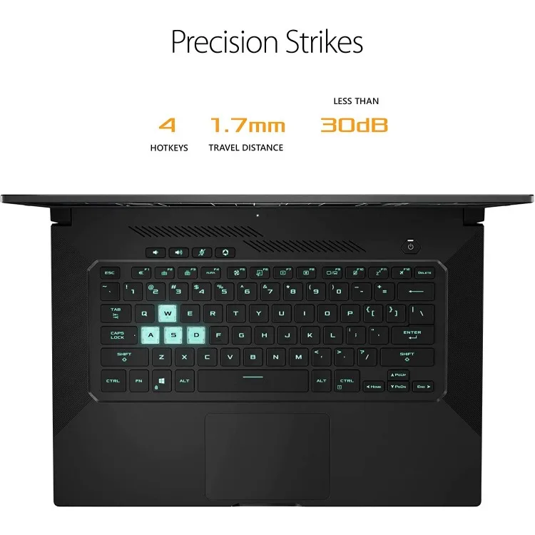 خرید لپ تاپ ایسوس TUF Dash F15 2021 - نمایشگر FullHD - رم 16 گیگابایت - حافظه 512 گیگابایت SSD - پردازنده اینتل i7 - کارت گرافیک RTX 3060