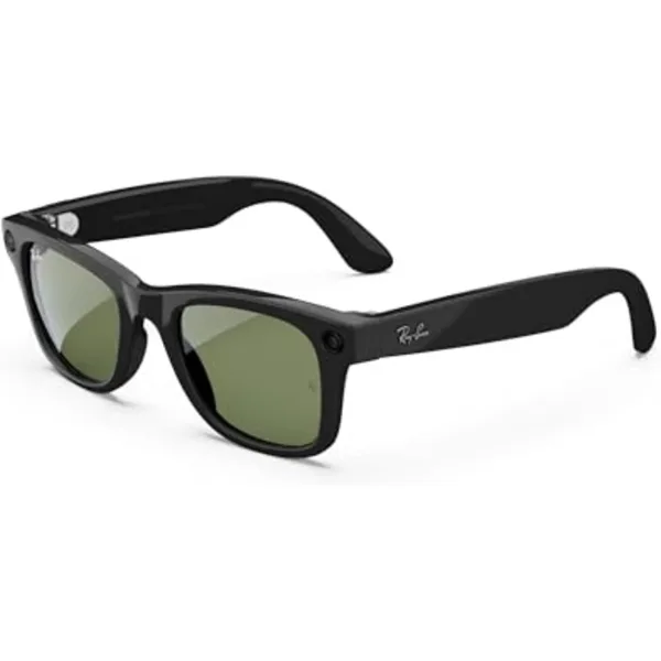 خرید عینک هوشمند Ray-Ban Meta Wayfarer - سیاه براق - لنز سبز گرادیان پولاریزه - سایز بزرگ