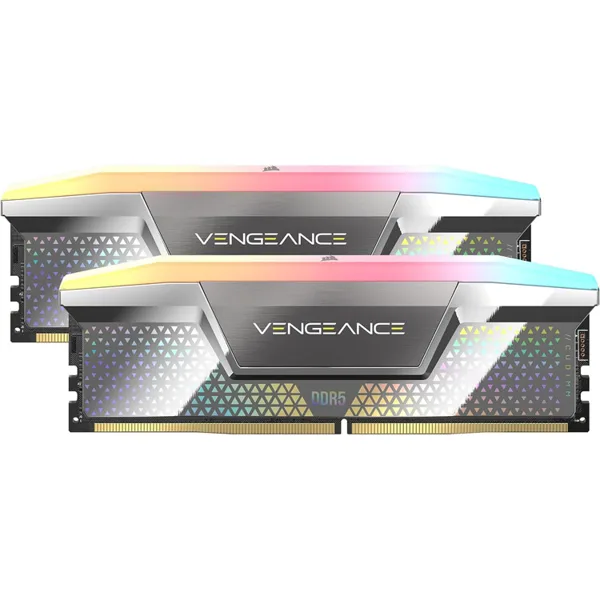 خرید رم Corsair Vengeance RGB - ظرفیت 48 گیگابایت - DDR5 - پک دوتایی - مدل Intel XMP - فرکانس 8000 مگاهرتز - CL38