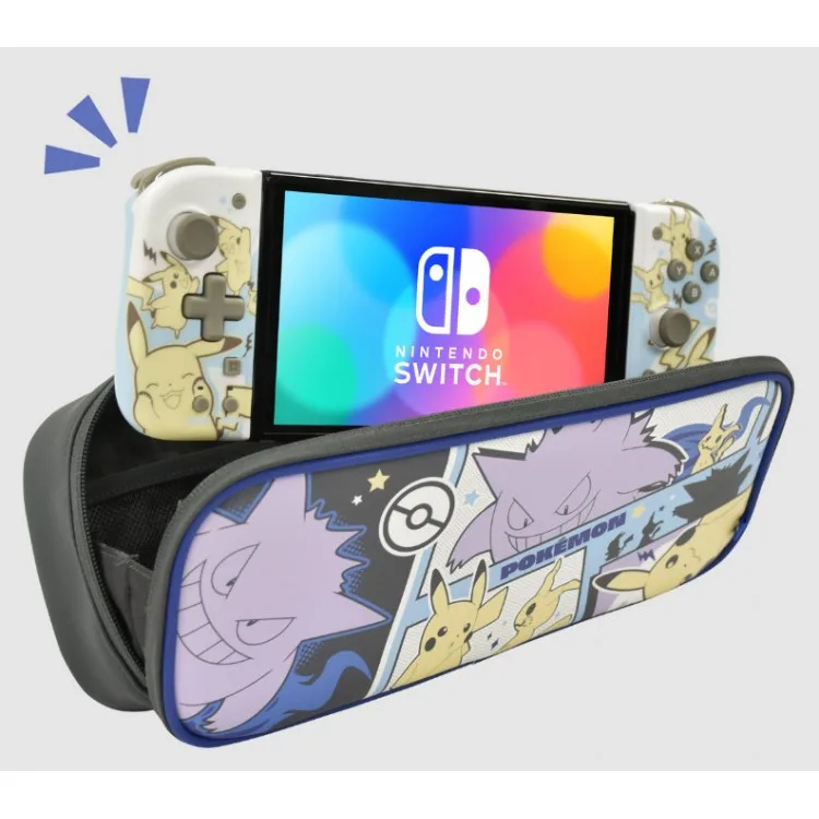خرید کیف Hori Cargo Pouch Compact برای نینتندو سوییچ - طرح Pikachu & Gengar