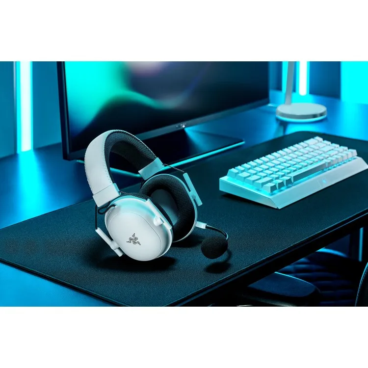 خرید هدست Razer Blackshark v2 Pro - بی سیم - رنگ Mercury White - سری 2023