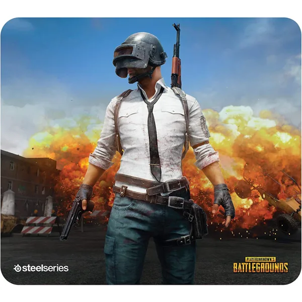خرید موس پد SteelSeries QcK plus - نسخه مپ Erangel از بازی پابجی