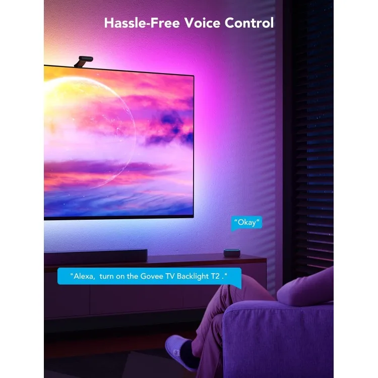 خرید لامپ هوشمند GoVee DreamView T2 مخصوص تلویزیون - 3.6 متر