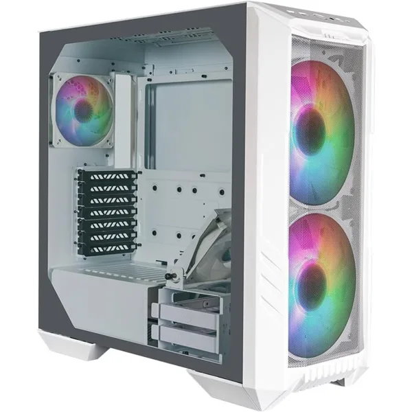 خرید کیس کامپیوتر Cooler Master HAF 500 - شاسی مید تاور - سفید
