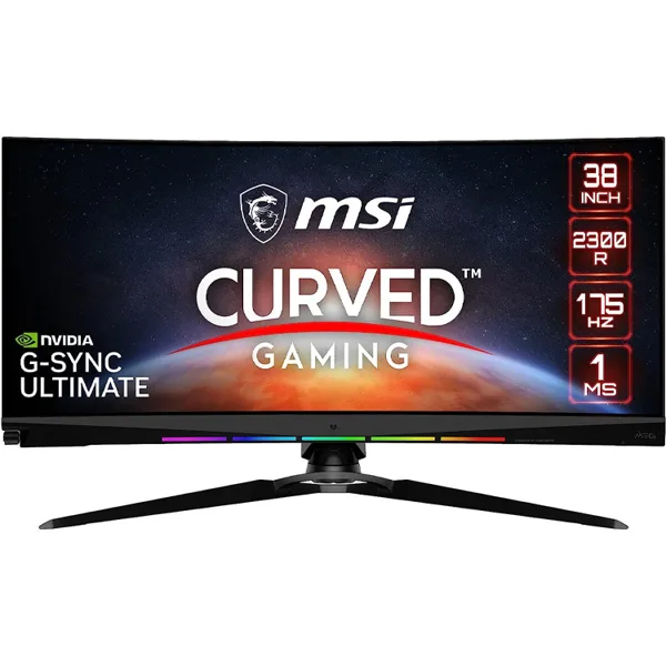 خرید مانیتور MSI MEG381CQR plus - کیفیت UWQHD Plus - خمیده - سایز 38 اینچ