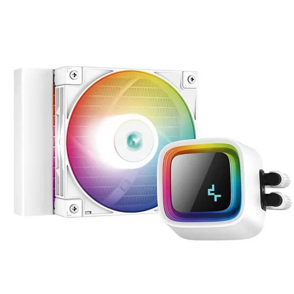 خرید خنک کننده پردازنده DeepCool LS320 RGB - خنک کننده مایع - سفید