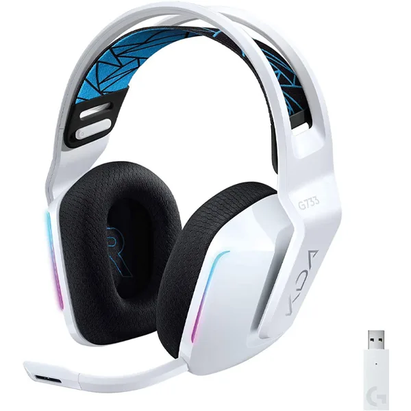 خرید هدست گیمینگ Logitech G733 Lightspeed - طرح KDA مخصوص بازی League of Legends