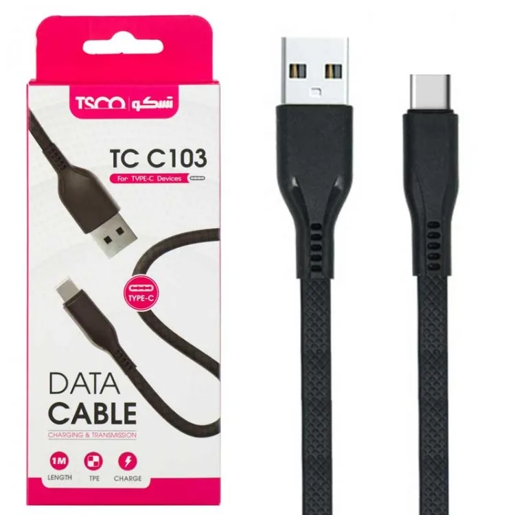 خرید کابل USB تایپ C تسکو TCC103