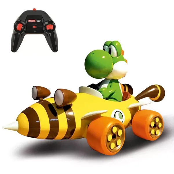 خرید ماشین کنترلی Carrera RC Mario Kart - مدل Bumble V - فیگور Yoshi
