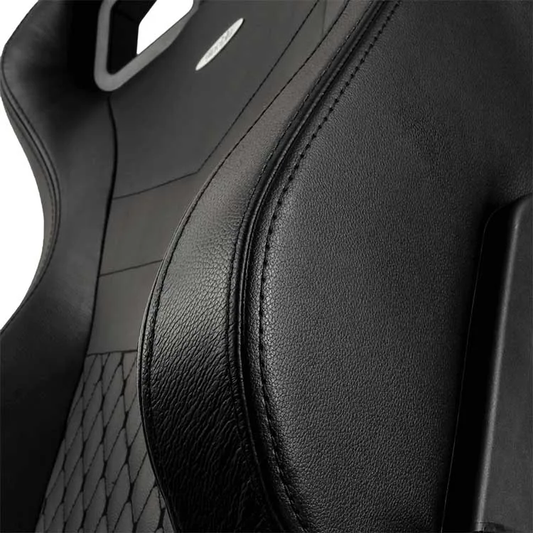 خرید صندلی گیمینگ Noblechairs EPIC -چرم واقعی مشکی
