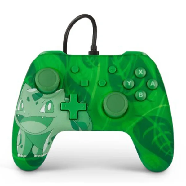 خرید کنترلر سیمی نینتندو سوییچ - طرح Green Bulbasaur