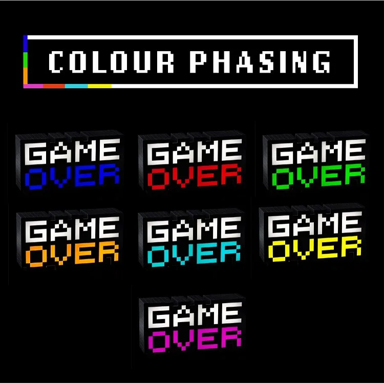 خرید لامپ GAME OVER