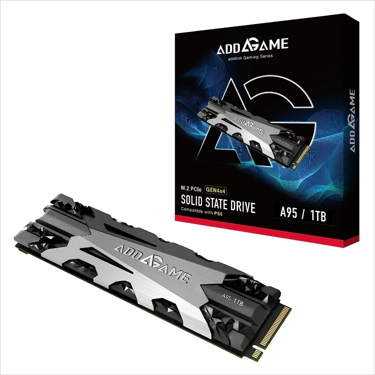 خرید حافظه اس اس دی ADDLINK ADDGAME A95 - سری A - دارای هیت سینک - مخصوص PS5 - یک ترابایت