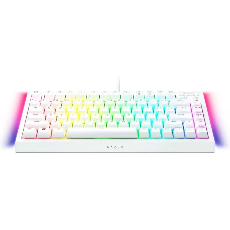 خرید کیبورد Razer Blackwidow V4 75% - نسخه سفید