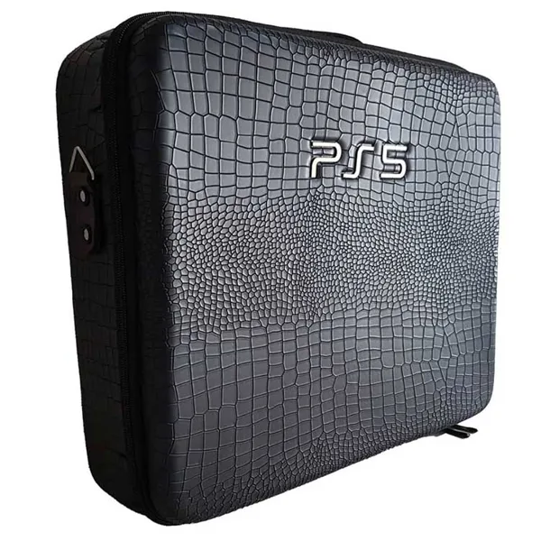 خرید کیف PlayStation 5 - طرح چرم مشکی
