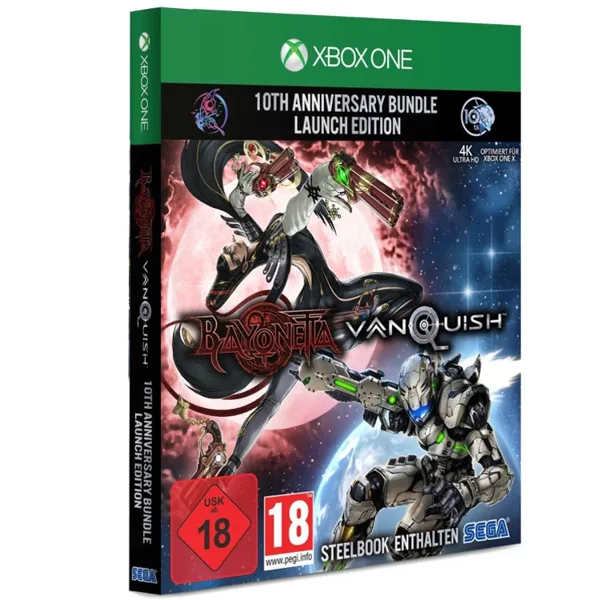 خرید بازی Bayonetta و Vanquish - باندل ۱۰ سالگی - نسخه Launch برای XBOX