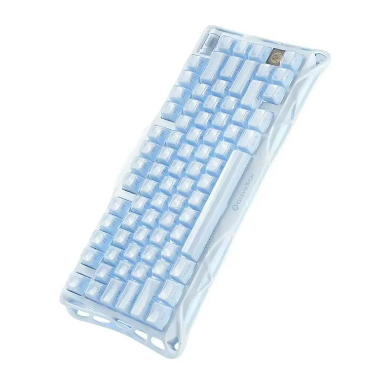 خرید کیبورد GravaStar Mercury K1 - بی سیم - سوییچ مکانیکی - رنگ Ice Blue