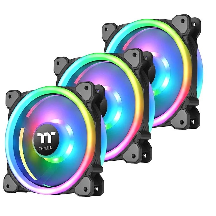 خرید فن کیس Thermaltake Riing Trio 12 - پک سه تایی - ۱۲۰ میلیمتر - سیاه