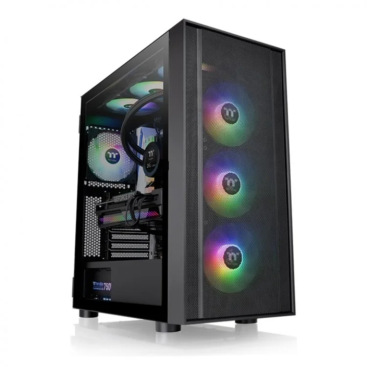 خرید کیس کامپیوتر Thermaltake H570 TG ARGB - شاسی مید تاور - سیاه
