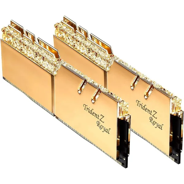 خرید رم G.Skill Trident Z Royal Gold - ظرفیت 32 گیگابایت - DDR4 -پک دوتایی - سرعت 3600 مگاهرتز - CL18