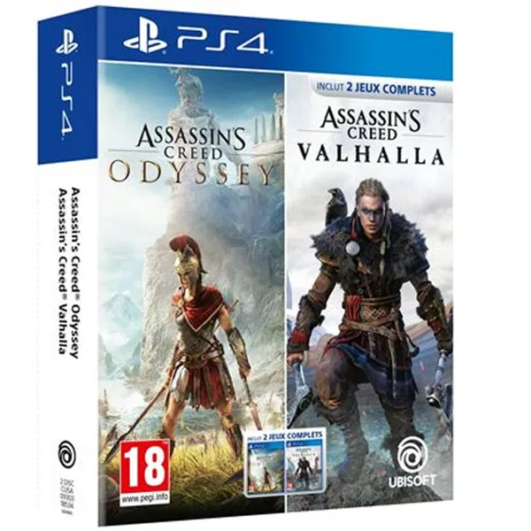 خرید بازی Assassin's Creed Odyssey و Assassin's Creed Valhalla برای PS4
