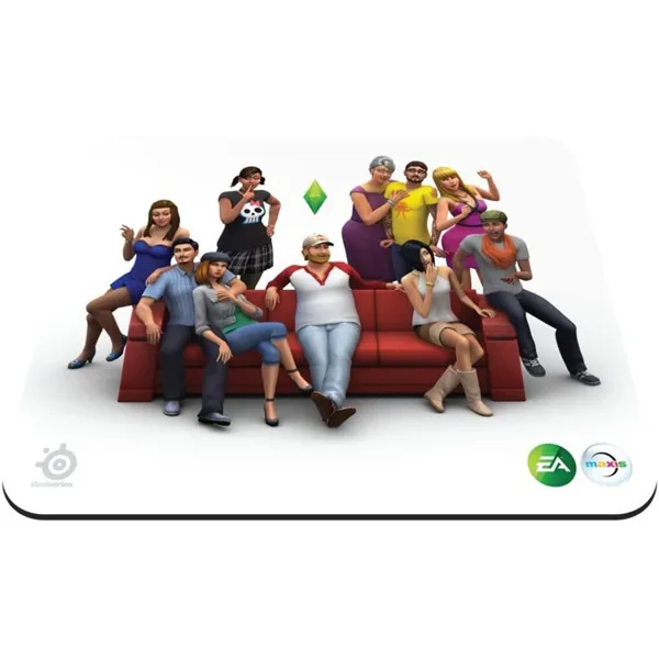 خرید موس پد SteelSeries QcK - طرح بازی Sims 4