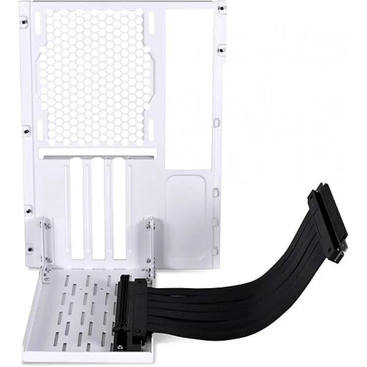 خرید نگه دارنده عمودی کارت گرافیک Lian Li O11D Mini با کابل رایزر PCIe 3.0 - سفید