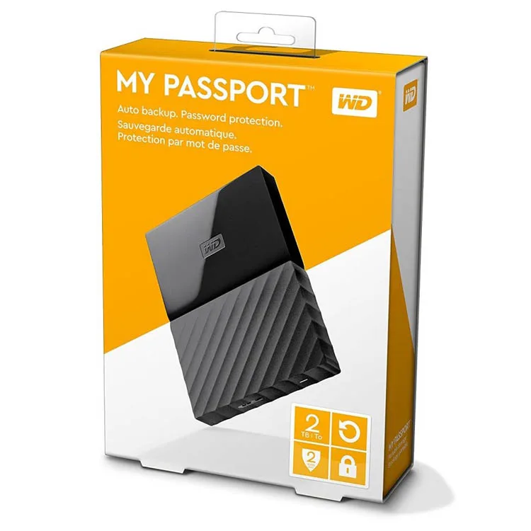 خرید هارد اکسترنال مدل Western Digital My Passport - ظرفیت 2TB