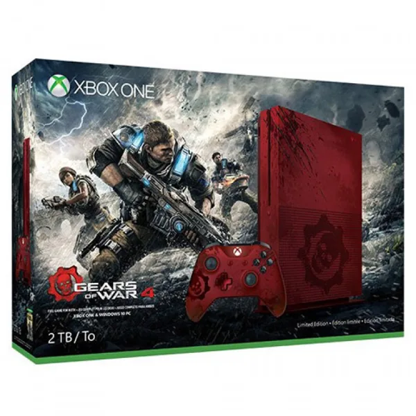 خرید Xbox One S باندل بازی Gears of War 4 | دو ترابایت
