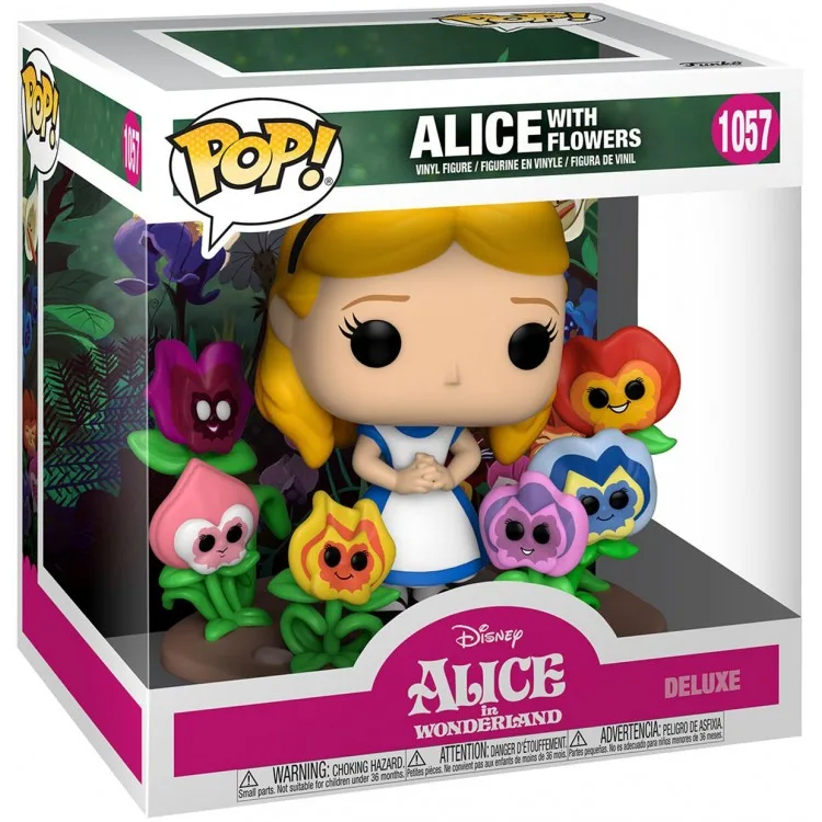 خرید عروسک POP! - شخصیت Alice همراه با گل ها نسخه دلوکس فیلم Alice in Wonderland