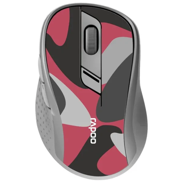 خرید موس Rapoo M500 - بی سیم - قرمز ارتشی