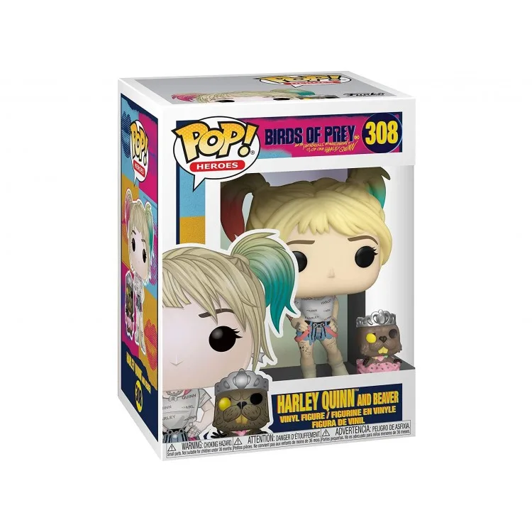 خرید عروسک POP! - شخصیت هارلی کویین و سگ آبی
