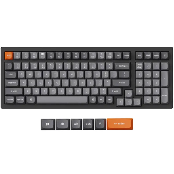 خرید کیبورد Keychron K4 Max RGB - بی سیم - سوییچ مکانیکی قهوه ای Keychron Super