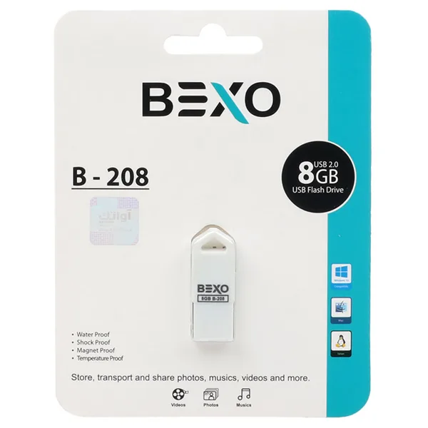 خرید فلش مموری Bexo B-208 هشت گیگابایت