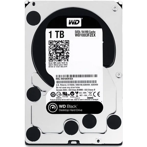 خرید هارد کامپیوتر WD Black WD1003FZEX - یک ترابایت