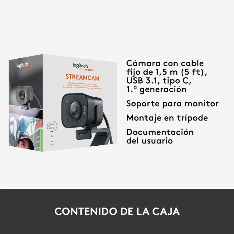 خرید وبکم Logitech StreamCam - سیاه